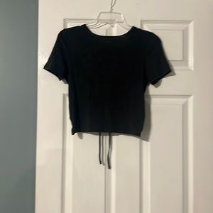 Black knit small lululemon top